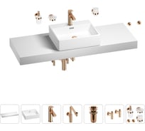 Комплект мебели с раковиной Wellsee Genuine Tree 201018734