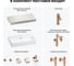 Комплект мебели для ванной комнаты с раковиной Wellsee Genuine Tree 201018759 8