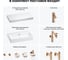 Комплект мебели для ванной комнаты с раковиной Wellsee Genuine Tree 201018799 8