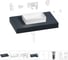 Раковина 42 см со столешницей 80 см Wellsee Pure BY Wellsee в наборе 9 в 1 201010735 1