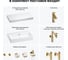 Комплект мебели для ванной комнаты с раковиной Wellsee Genuine Tree 201018793 8