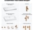 Комплект мебели для ванной комнаты с раковиной Wellsee Genuine Tree 201018794 8