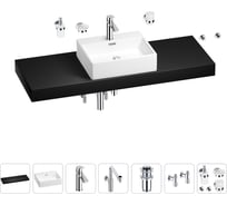 Комплект мебели с раковиной Wellsee Genuine Tree 201018741