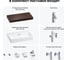 Комплект мебели для ванной комнаты с раковиной Wellsee Genuine Tree 201018781 8