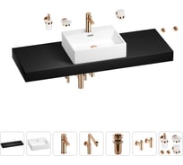 Комплект мебели с раковиной Wellsee Genuine Tree 201018749