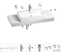 Комплект мебели с раковиной Wellsee Genuine Tree 201018851