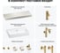 Комплект мебели для ванной комнаты с раковиной Wellsee Genuine Tree 201018878 8