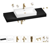 Комплект мебели с раковиной Wellsee Genuine Tree 201018923