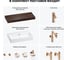 Комплект мебели для ванной комнаты с раковиной Wellsee Genuine Tree 201018849 8