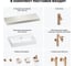 Комплект мебели для ванной комнаты с раковиной Wellsee Genuine Tree 201018879 8