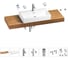Комплект мебели для ванной комнаты с раковиной Wellsee Genuine Tree 201018891 1