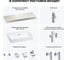 Комплект мебели для ванной комнаты с раковиной Wellsee Genuine Tree 201018876 8