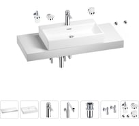 Комплект мебели с раковиной Wellsee Genuine Tree 201018856