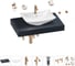 Комплект мебели с раковиной Wellsee Genuine Tree 201018949 1