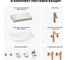 Комплект мебели для ванной комнаты с раковиной Wellsee Genuine Tree 201018939 8