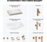 Комплект мебели для ванной комнаты с раковиной Wellsee Genuine Tree 201018934 8