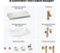 Комплект мебели для ванной комнаты с раковиной Wellsee Genuine Tree 201018994 8
