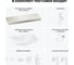 Комплект мебели для ванной комнаты с раковиной Wellsee Genuine Tree 201019115 8