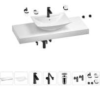 Комплект мебели с раковиной Wellsee Genuine Tree 201019092