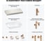 Комплект мебели для ванной комнаты с раковиной Wellsee Genuine Tree 201019179 8