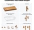 Комплект мебели с раковиной Wellsee Genuine Tree 201019194 8