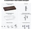 Комплект мебели для ванной комнаты с раковиной Wellsee Genuine Tree 201019206 8