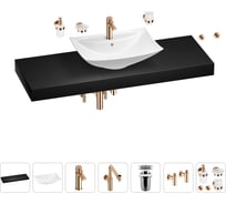 Комплект мебели с раковиной Wellsee Genuine Tree 201019169