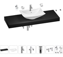 Комплект мебели с раковиной Wellsee Genuine Tree 201019161