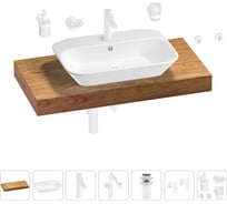 Комплект мебели с раковиной Wellsee Genuine Tree 201019200