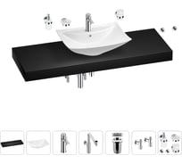 Комплект мебели с раковиной Wellsee Genuine Tree 201019166