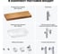 Комплект мебели с раковиной Wellsee Genuine Tree 201019256 8