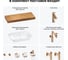 Комплект мебели с раковиной Wellsee Genuine Tree 201019254 8