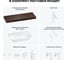 Комплект мебели для ванной комнаты с раковиной Wellsee Genuine Tree 201019325 8