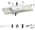 Комплект мебели для ванной комнаты с раковиной Wellsee Genuine Tree 201019297 1