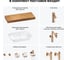 Комплект мебели с раковиной Wellsee Genuine Tree 201019259 8