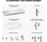 Комплект мебели для ванной комнаты с раковиной Wellsee Genuine Tree 201019296 8