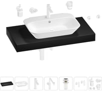 Комплект мебели для ванной комнаты с раковиной Wellsee Genuine Tree 201019230