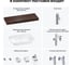 Комплект мебели для ванной комнаты с раковиной Wellsee Genuine Tree 201019326 8