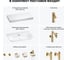 Комплект мебели для ванной комнаты с раковиной Wellsee Genuine Tree 201019398 8