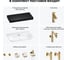 Комплект мебели для ванной комнаты с раковиной Wellsee Genuine Tree 201019403 8