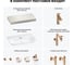 Комплект мебели с раковиной для ванной комнаты Wellsee Genuine Tree 201019354 8