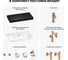 Комплект мебели для ванной комнаты с раковиной Wellsee Genuine Tree 201019409 8