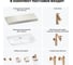 Комплект мебели для ванной комнаты с раковиной Wellsee Genuine Tree 201019414 8