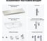 Комплект мебели для ванной комнаты с раковиной Wellsee Genuine Tree 201019476 8