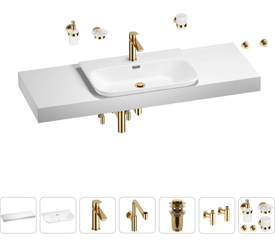 Комплект мебели с раковиной Wellsee Genuine Tree 201019513 1