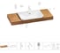 Комплект мебели с раковиной Wellsee Genuine Tree 201019435 1