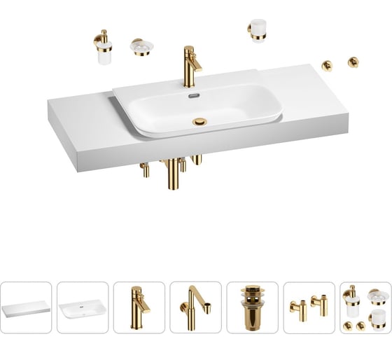 Комплект мебели с раковиной Wellsee Genuine Tree 201019458 1