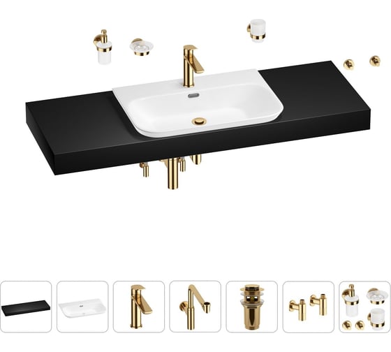 Комплект мебели с раковиной Wellsee Genuine Tree 201019523 1