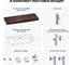 Комплект мебели для ванной комнаты с раковиной Wellsee Genuine Tree 201019506 8