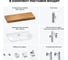 Комплект мебели с раковиной Wellsee Genuine Tree 201019436 8